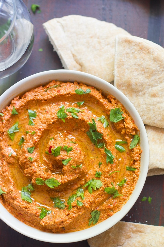 Muhammara (Roasted Red Pepper Dip)