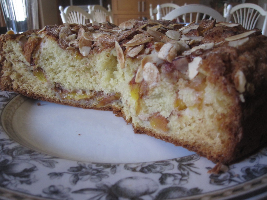 peach cake
