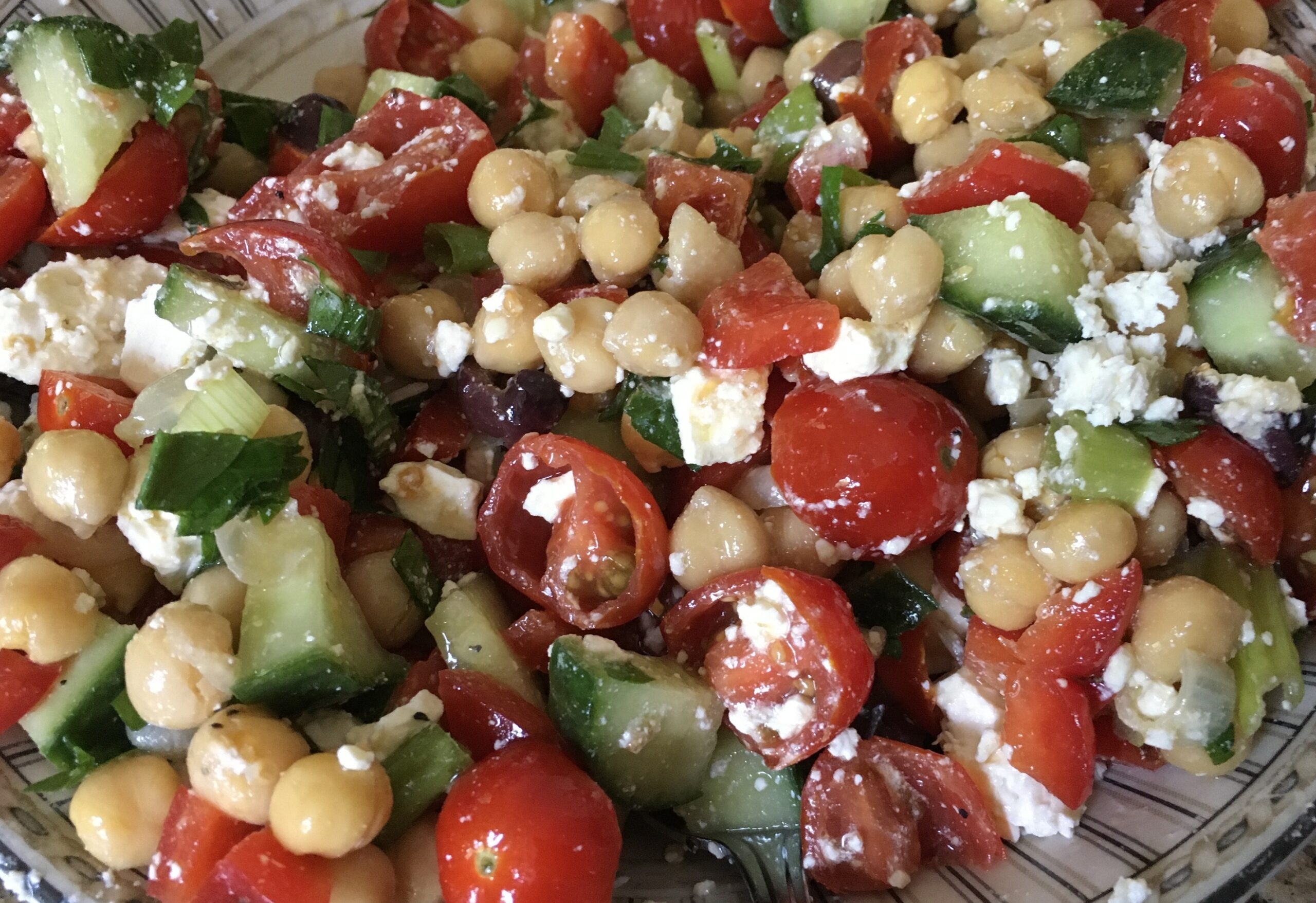 MEDITERRANEAN CHICKPEA SALAD